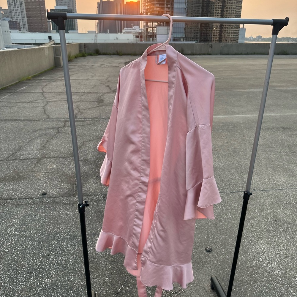 Serra Blush Satin Robe Free Gift 🎁 w/ purchase